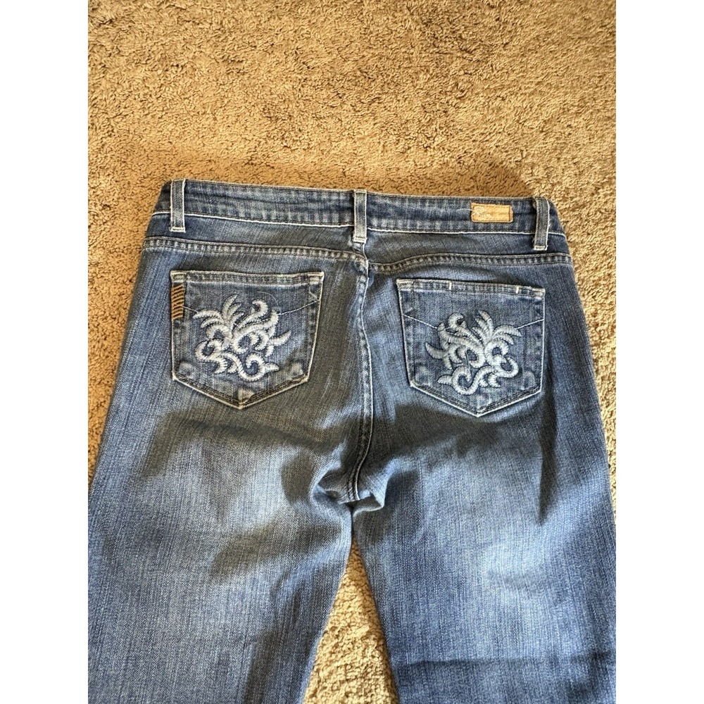 Paige Jeans Women's Size 29 Hollywood Hills‎ Bootcut Made in USA Blue Denim 90's - Picture 8 of 9
